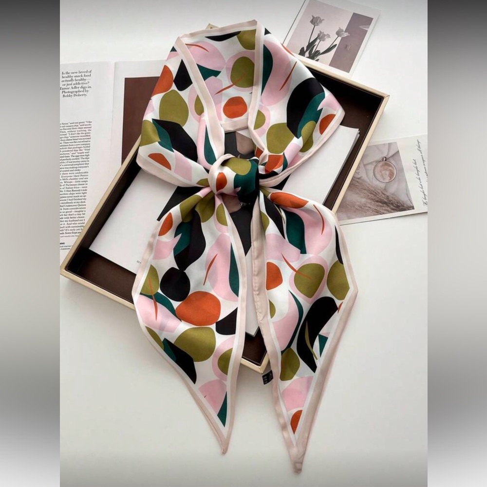 Chic Multicolor Patterned Scarf S11 - image 1